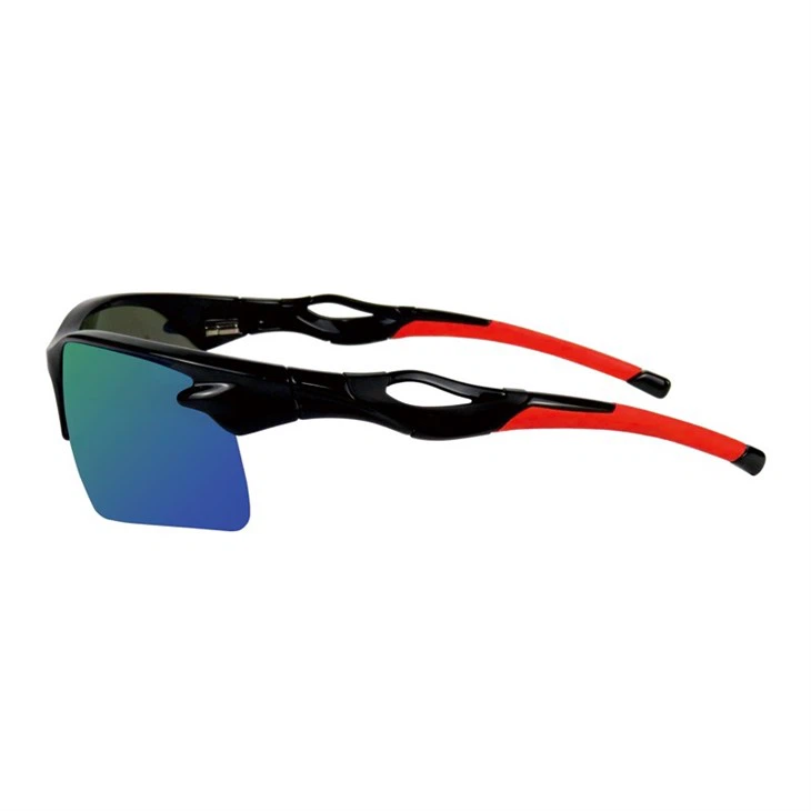 Interchangable Lens Unisex Half Frames Sports Sunglasses 59166