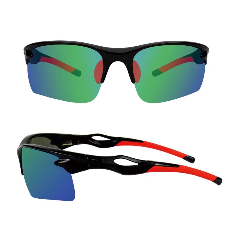 Interchangable Lens Unisex Half Frames Sports Sunglasses 59166 2